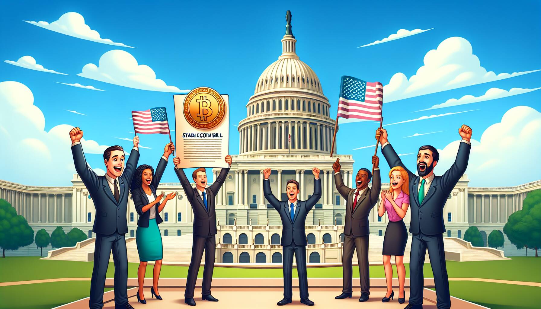 Crypto Industry Notches a Victory as Congress Passes Stablecoin Bill - Barron's