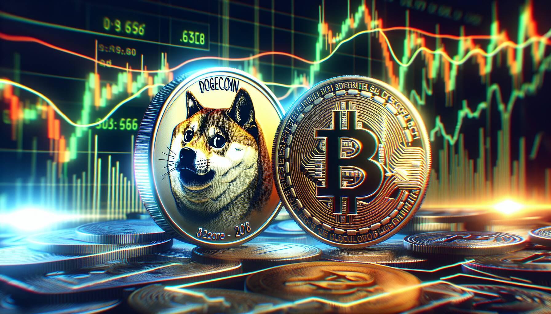 Dogecoin experiences volatility amid Bitcoin's surge
