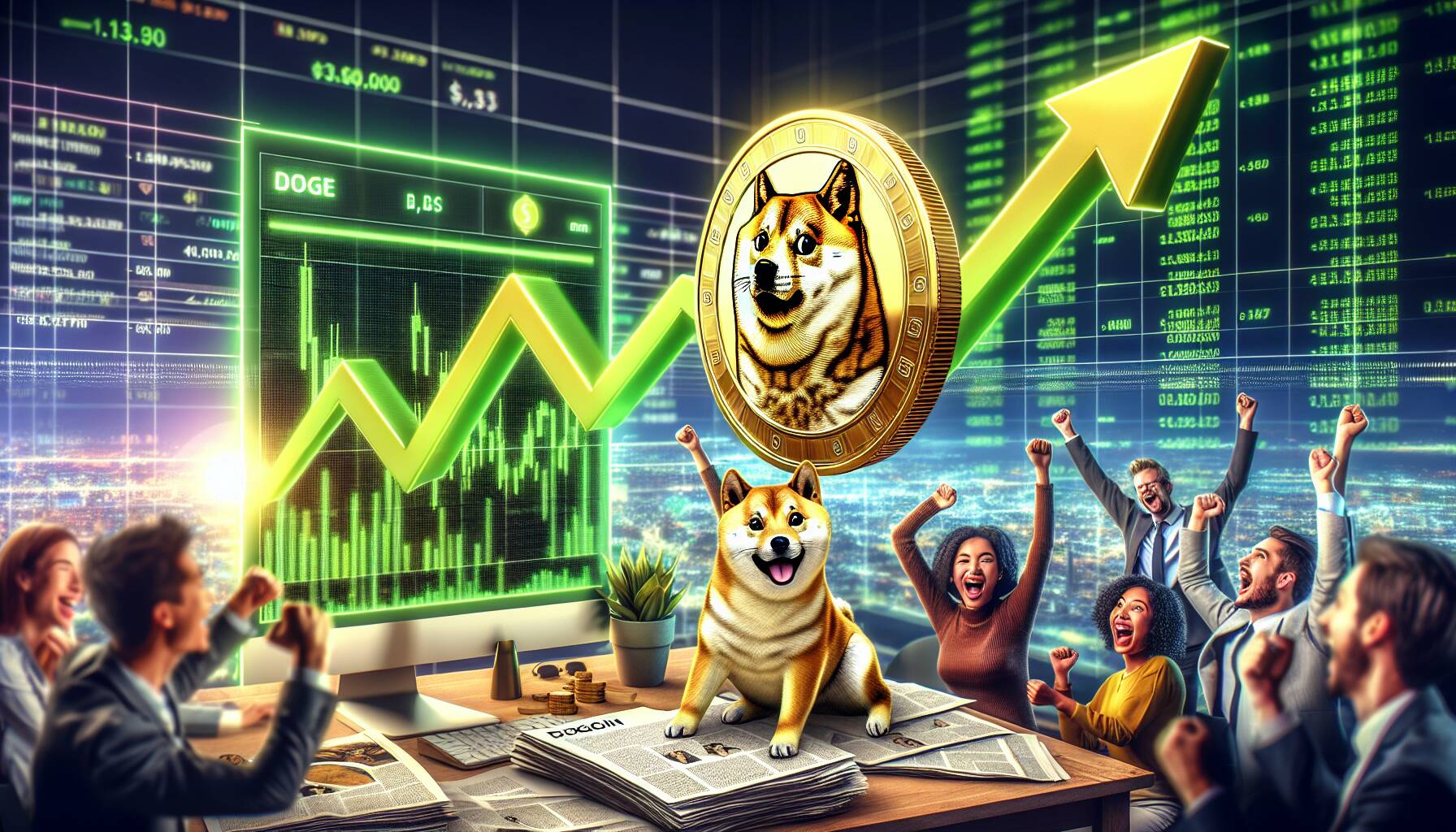 Dogecoin rallies amid market optimism