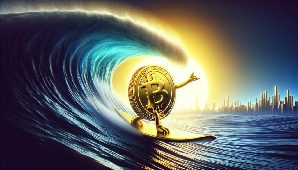 Dogecoin rides market optimism surge