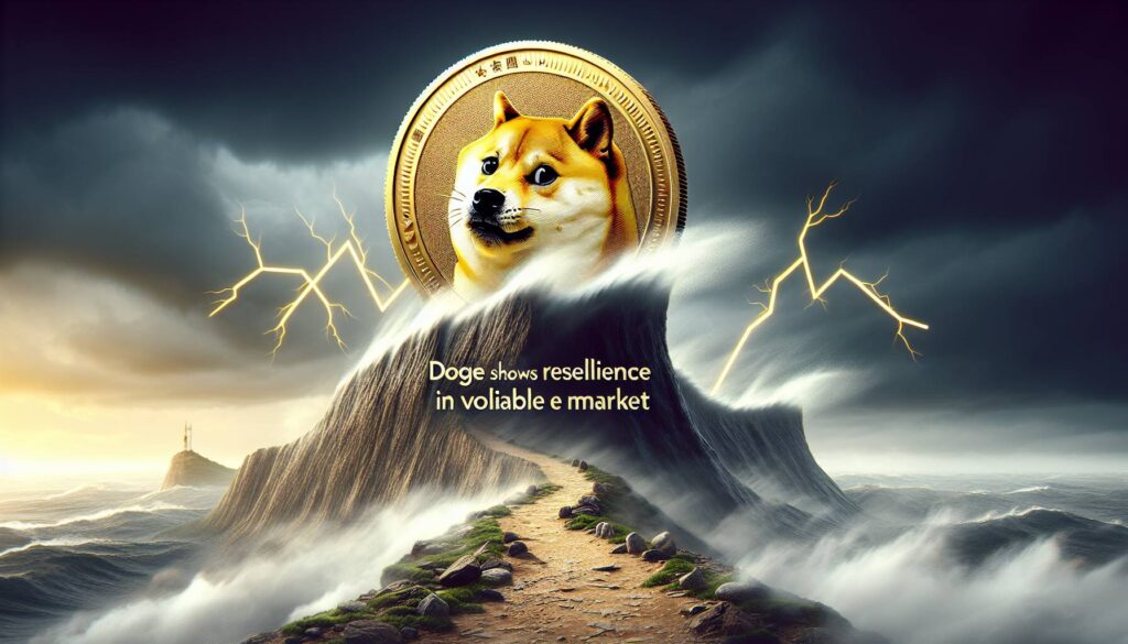 Dogecoin shows resilience in volatile market
