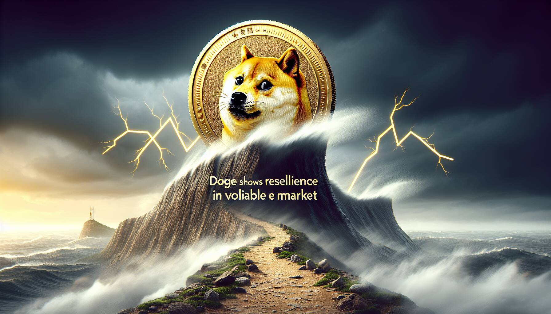 Dogecoin shows resilience in volatile market