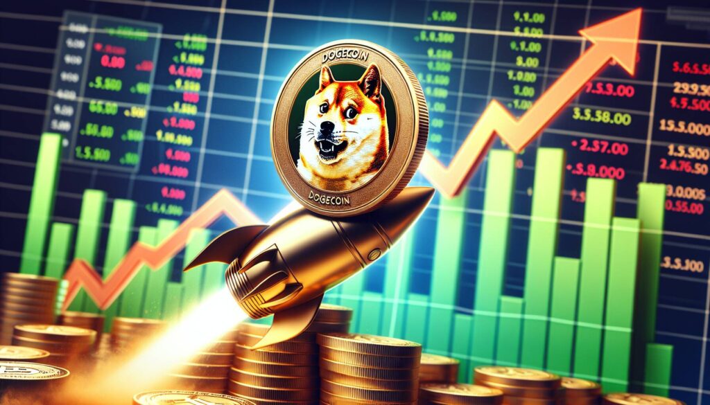 Dogecoin's notable surge amid favorable market conditions