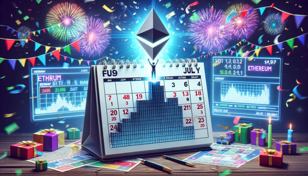 Ethereum marks 10th anniversary with significant July rally