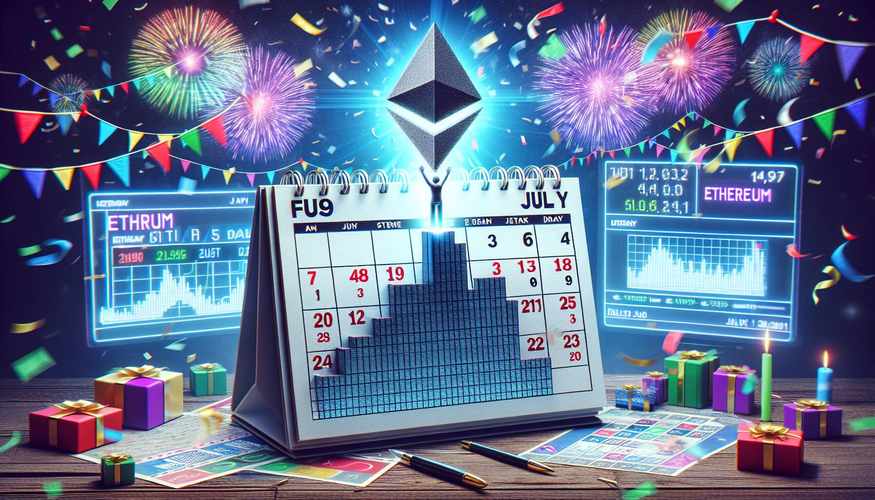Ethereum marks 10th anniversary with significant July rally