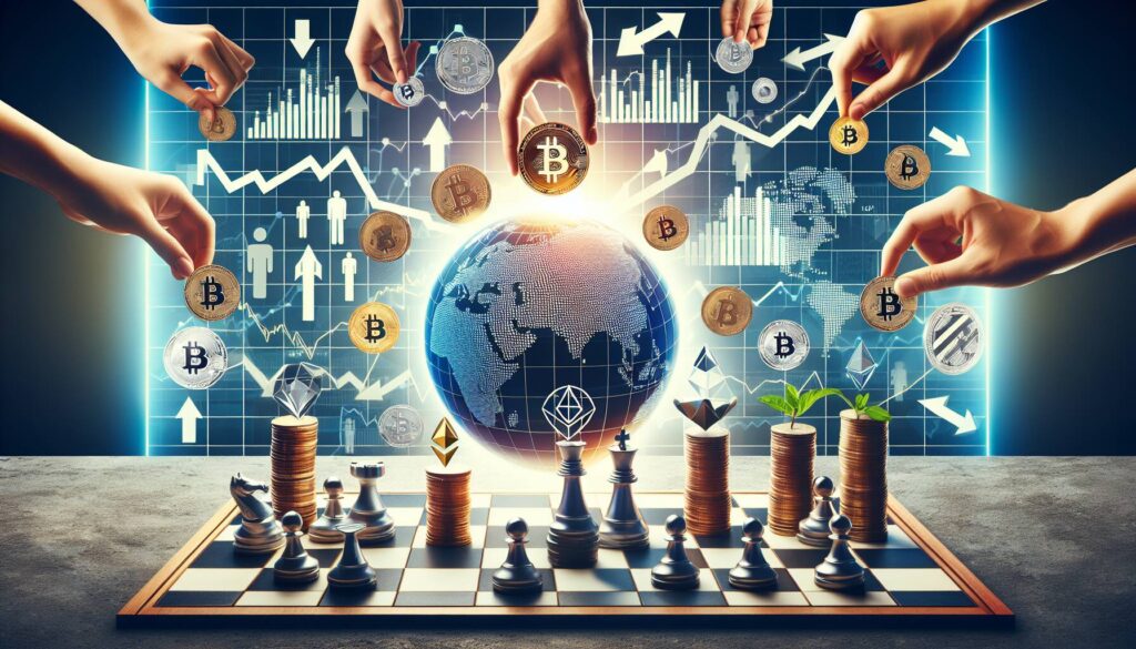 Market dynamics of top cryptocurrencies