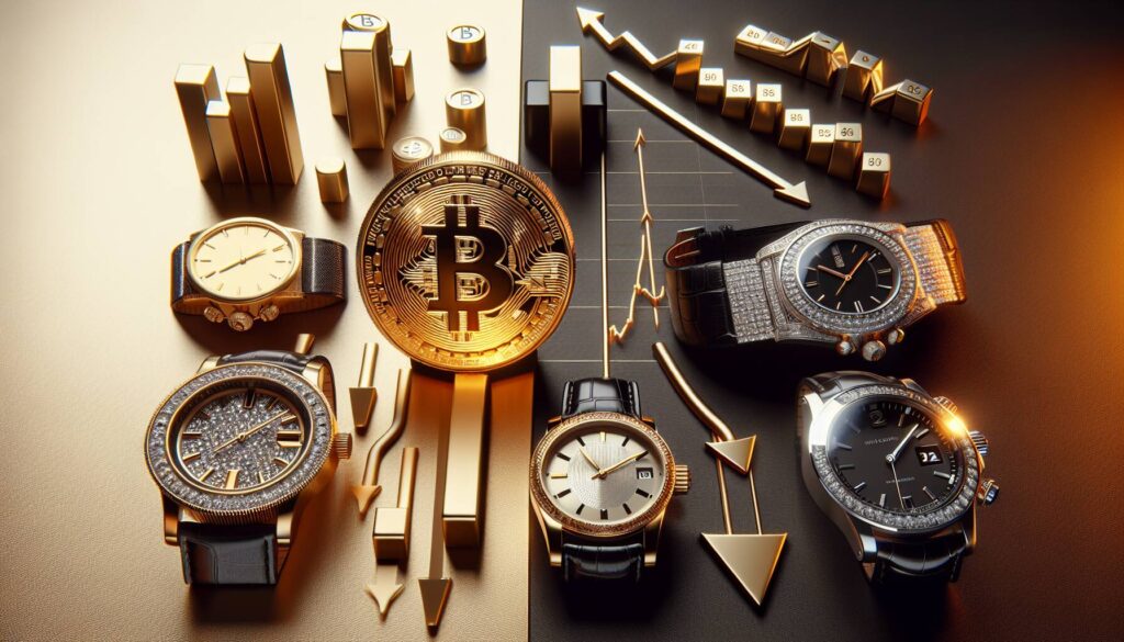 Market shifts: Bitcoin rises as luxury watches struggle