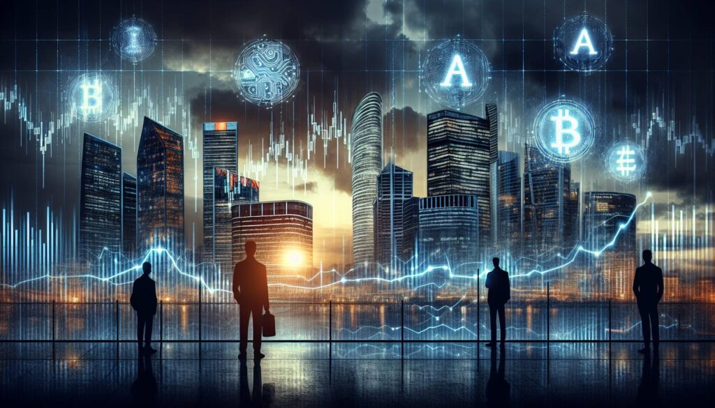 Market trends in AI and cryptocurrency amid economic uncertainty