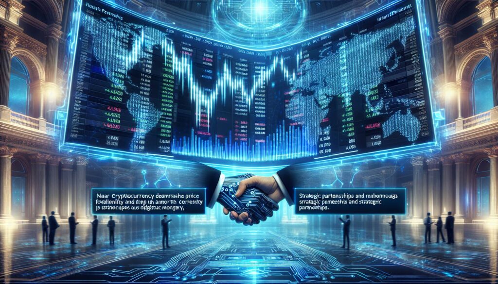 Near cryptocurrency demonstrates price volatility and strategic partnerships