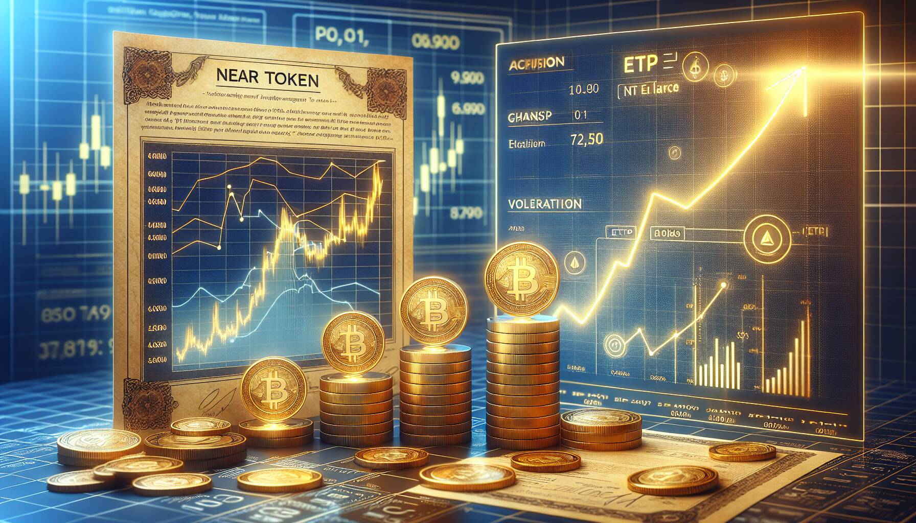 NEAR token gains and volatility amidst ETP launch