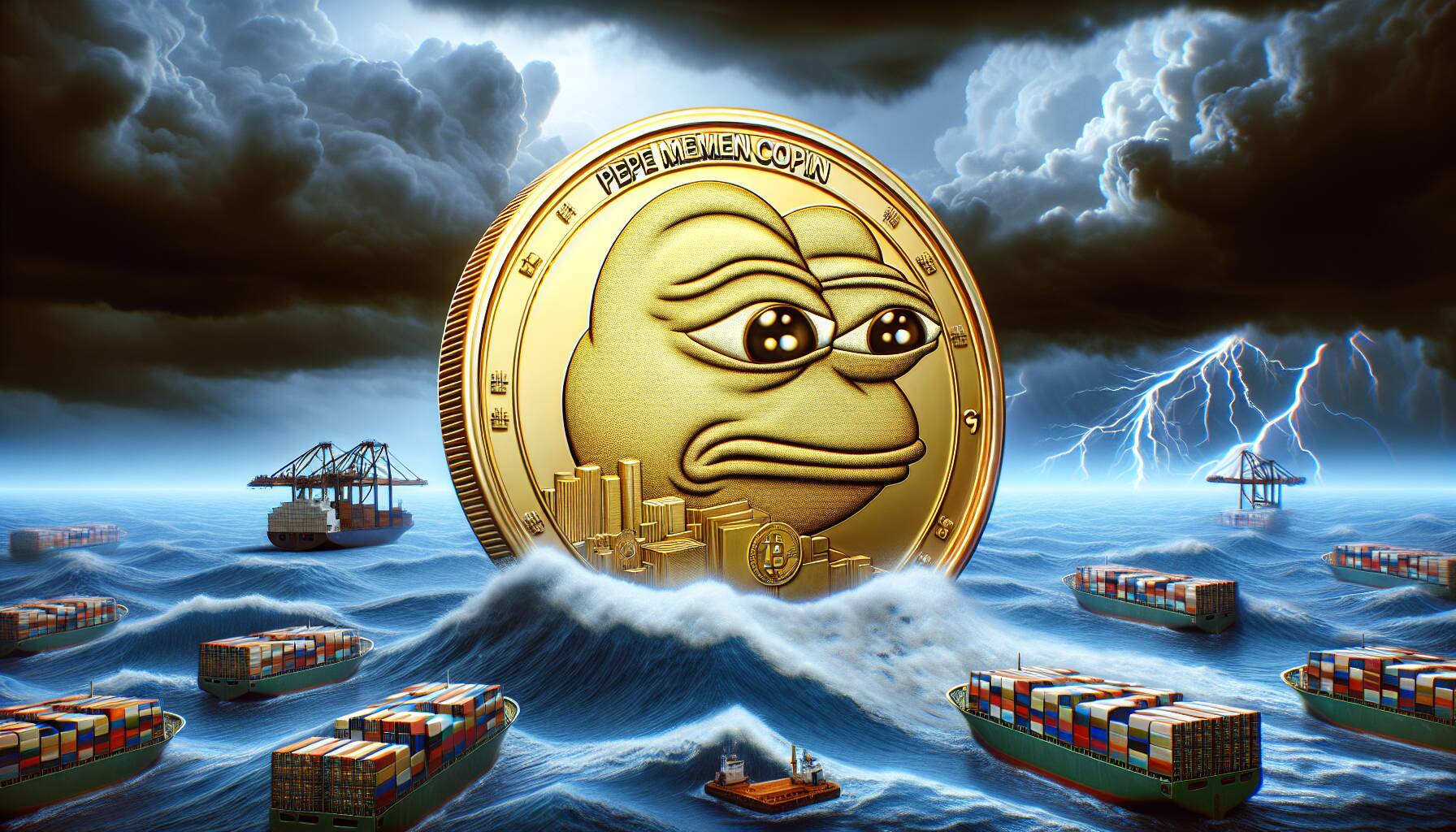 PEPE memecoin faces market volatility amid tariff impacts