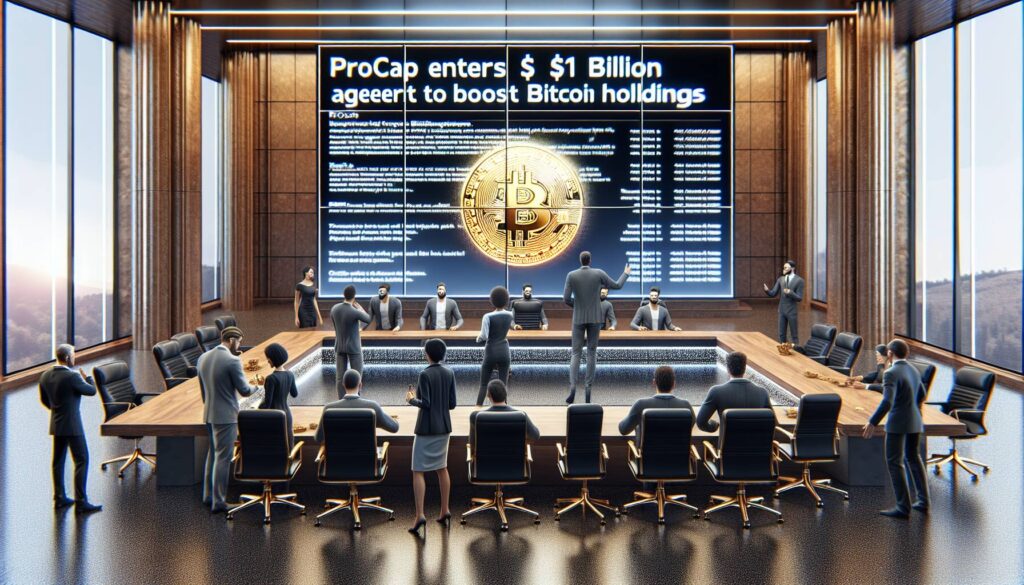ProCap enters $1 billion agreement to boost bitcoin holdings