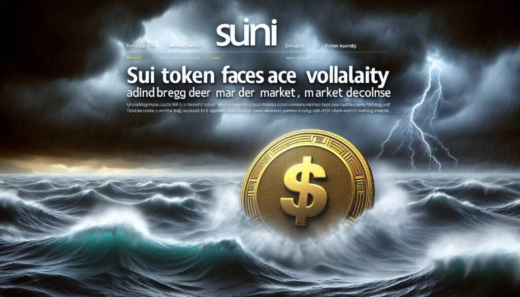 Sui token faces volatility amid broader market decline