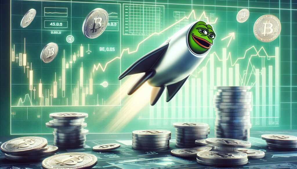Surge of the PEPE memecoin