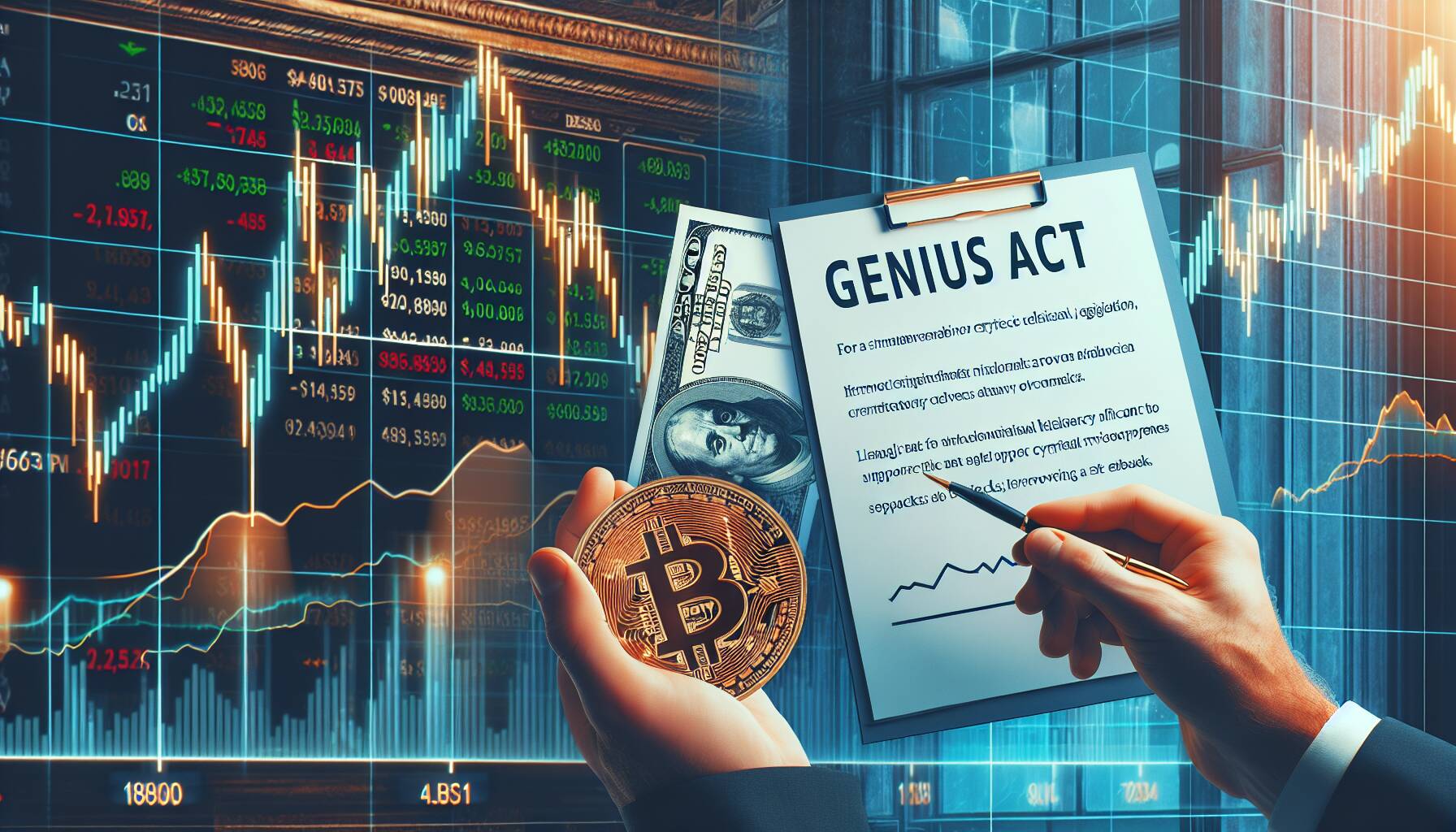 Trump's Support for the GENIUS Act Boosts Bitcoin and Crypto Stocks Post-Setback