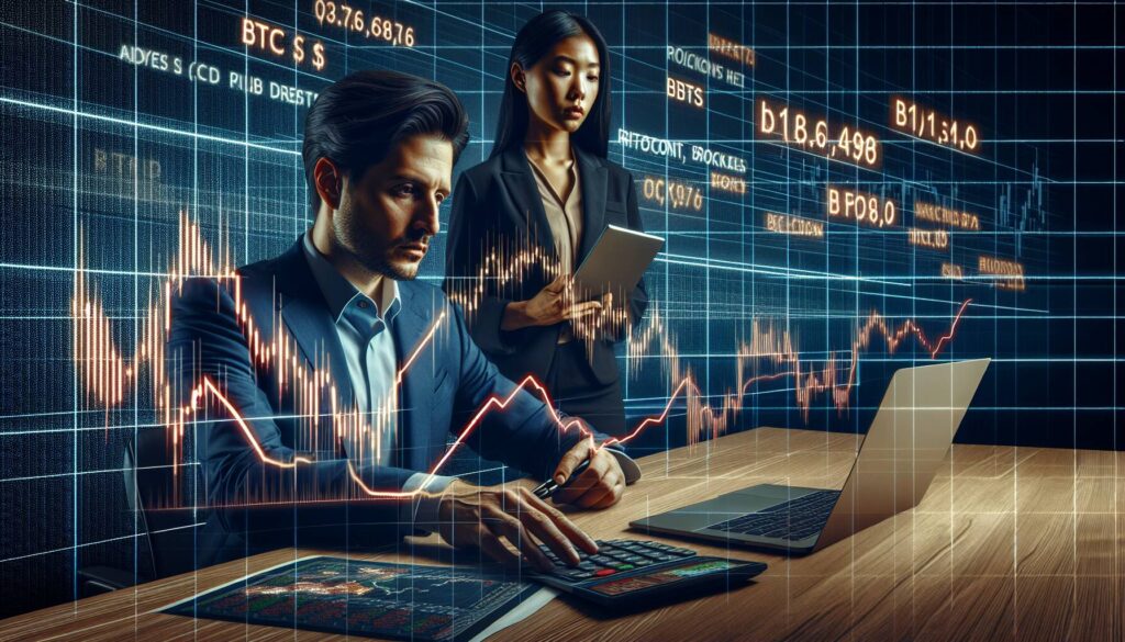 Bitcoin experiences significant decline and profit booking amidst market fluctuations
