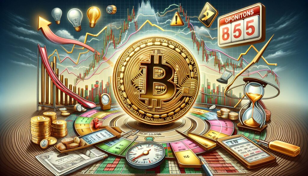 Bitcoin experiences volatility amid economic signals and options expiration