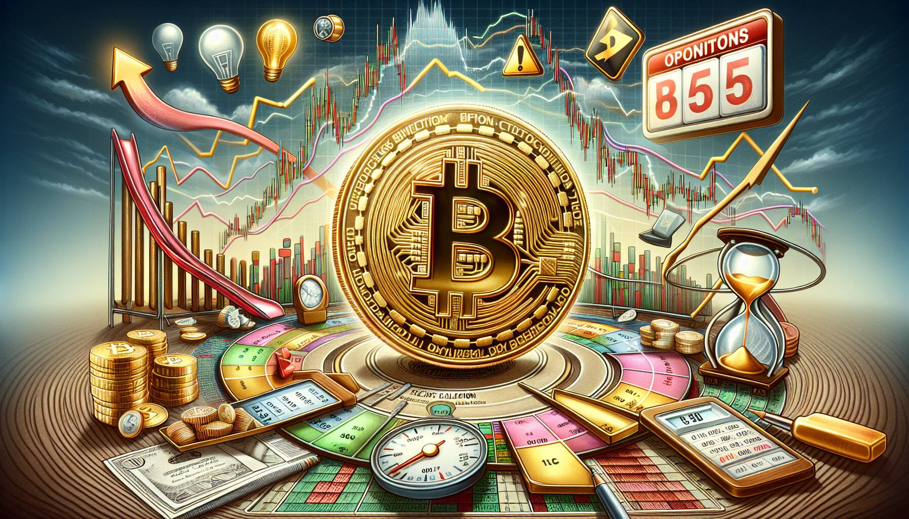 Bitcoin experiences volatility amid economic signals and options expiration