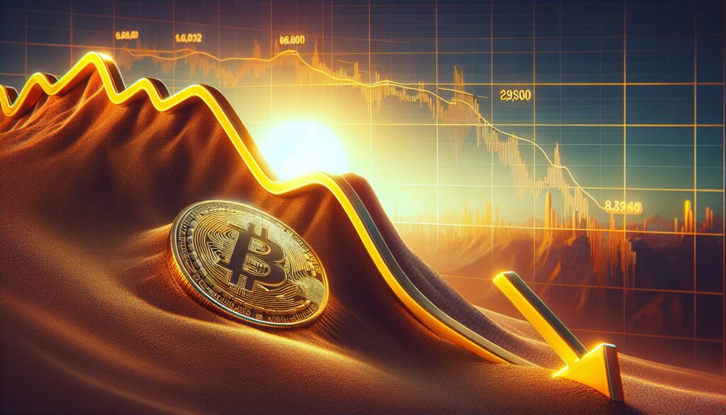 Bitcoin faces downward trend amid fading momentum