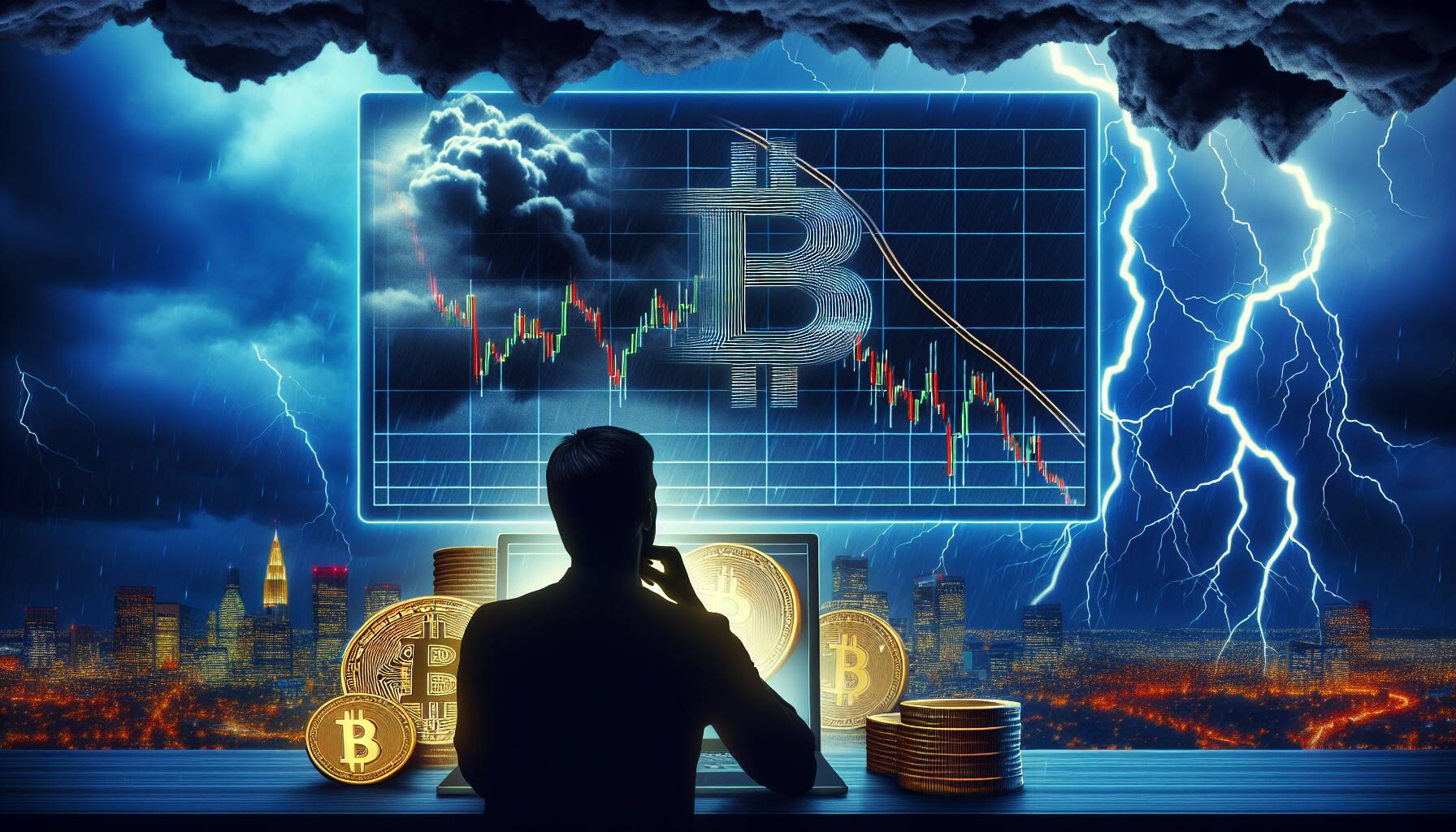 Bitcoin price drop triggers market volatility and investor caution