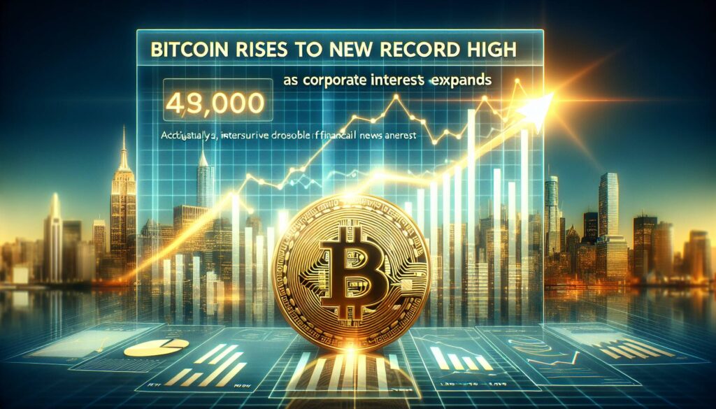 Bitcoin Rises to New Record High as Corporate Interest Expands - Bloomberg.com