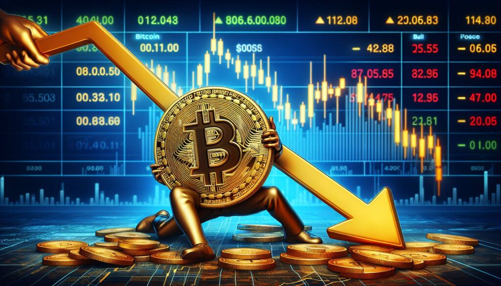 Bitcoin struggles amid bearish momentum and low trading volume