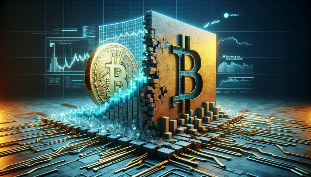 Bitcoin tests key resistance as inflation data looms