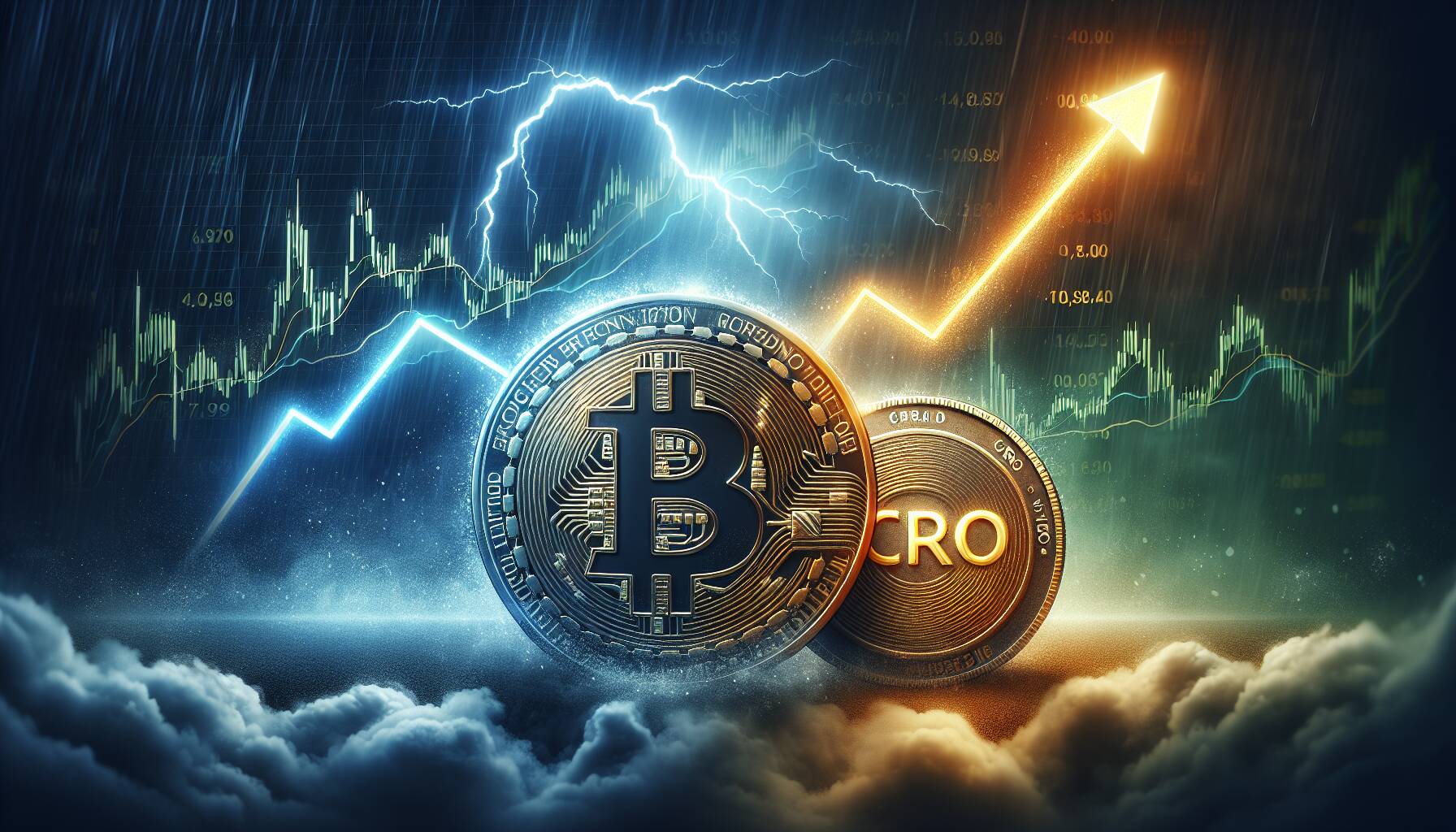 Bitcoin's modest recovery amid market volatility and CRO's surge