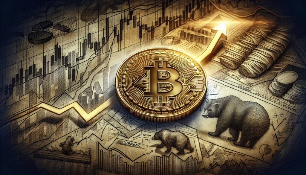 Bitcoin's price rebound amid economic concerns