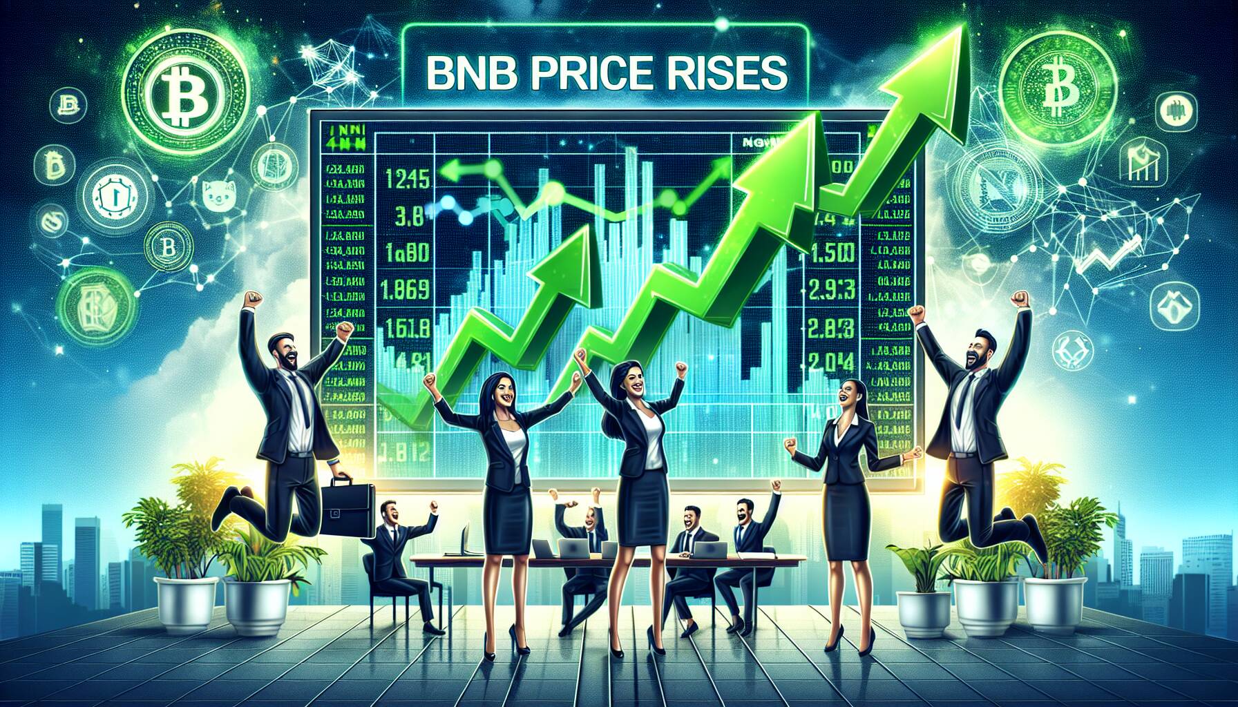 BNB price rises amid corporate adoption