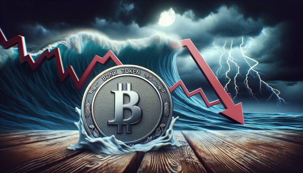 Bonk token faces decline amid market volatility