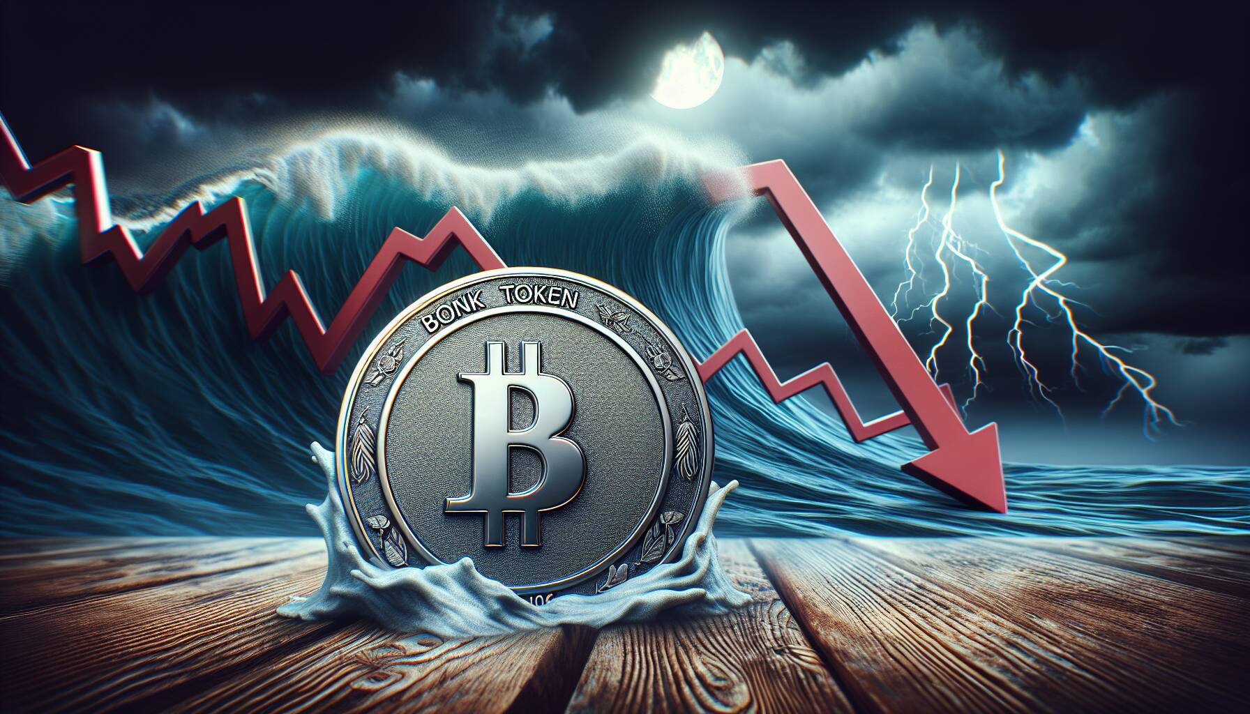 Bonk token faces decline amid market volatility