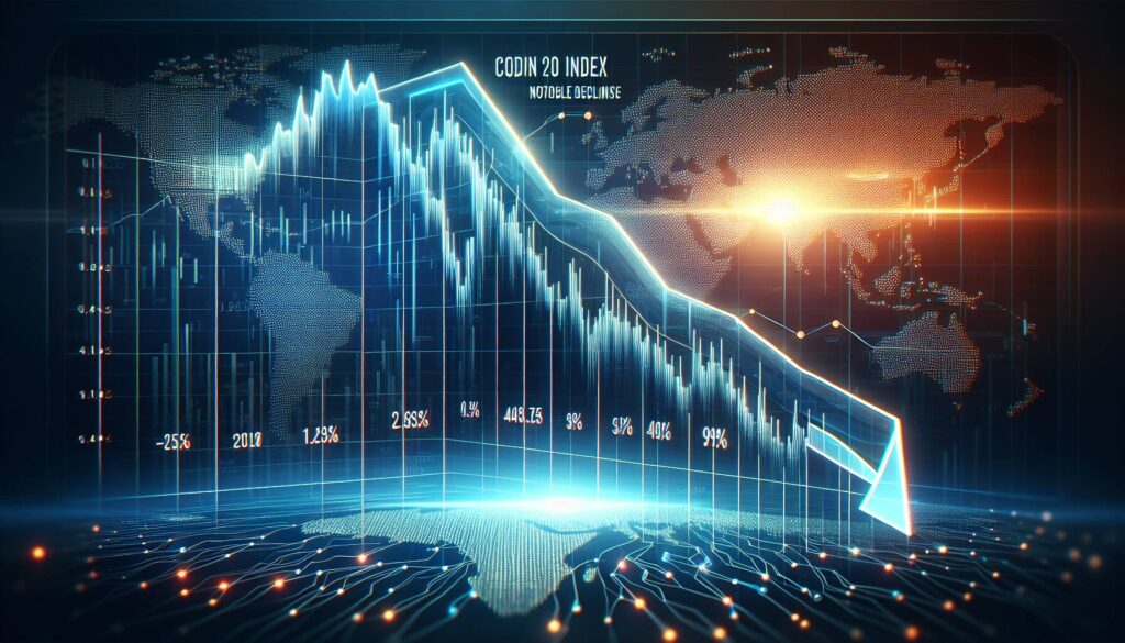 CoinDesk 20 Index faces notable decline