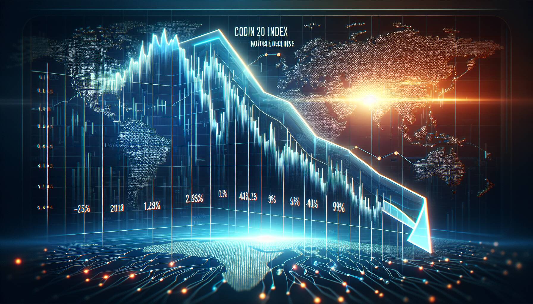CoinDesk 20 Index faces notable decline