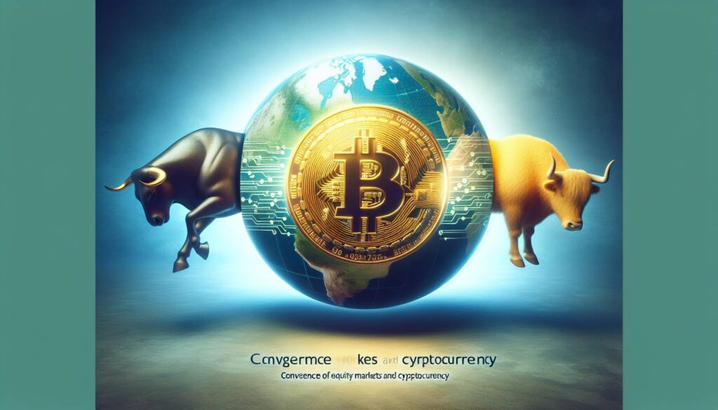 Convergence of equity markets and cryptocurrency