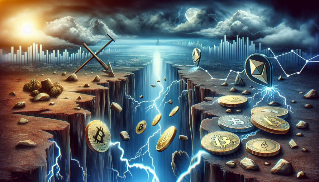 Crypto market challenges amid stagflation fears
