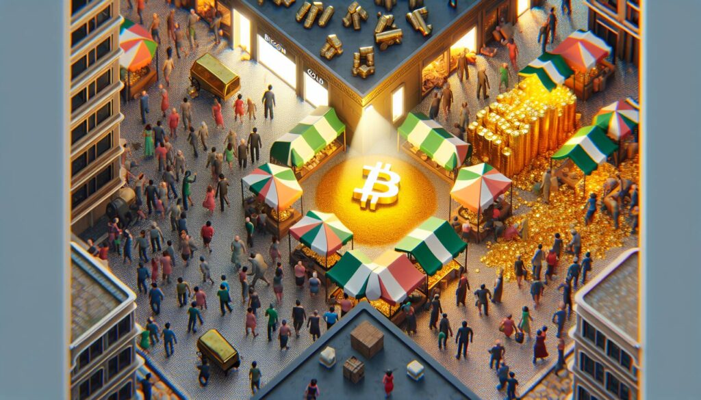 Crypto market struggles as gold gains ground
