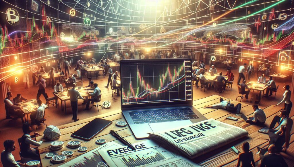 Crypto market volatility amid rising leverage levels