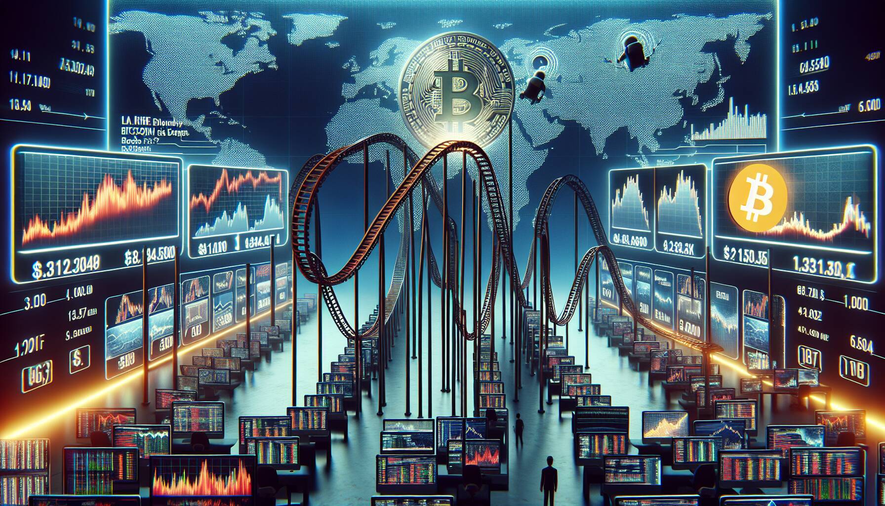 Crypto market volatility raises concerns after Bitcoin's sharp decline