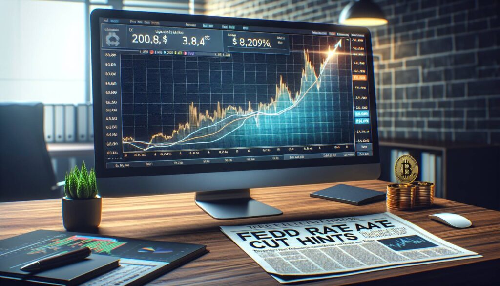 Crypto stocks surge on Fed rate cut hints