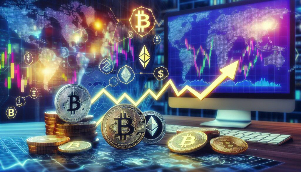 Cryptocurrency market shows promising gains