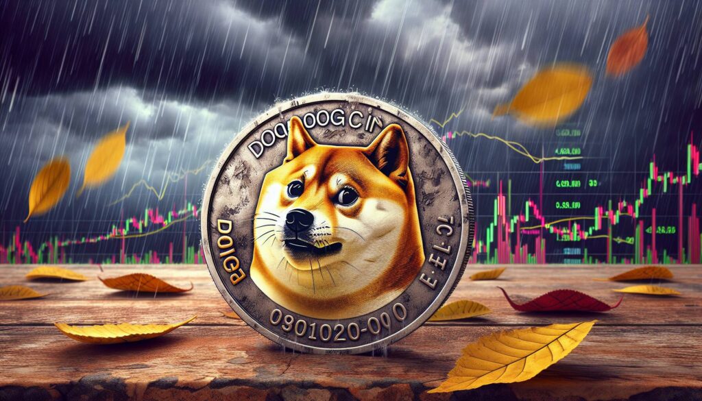 Dogecoin faces decline amid market pressures