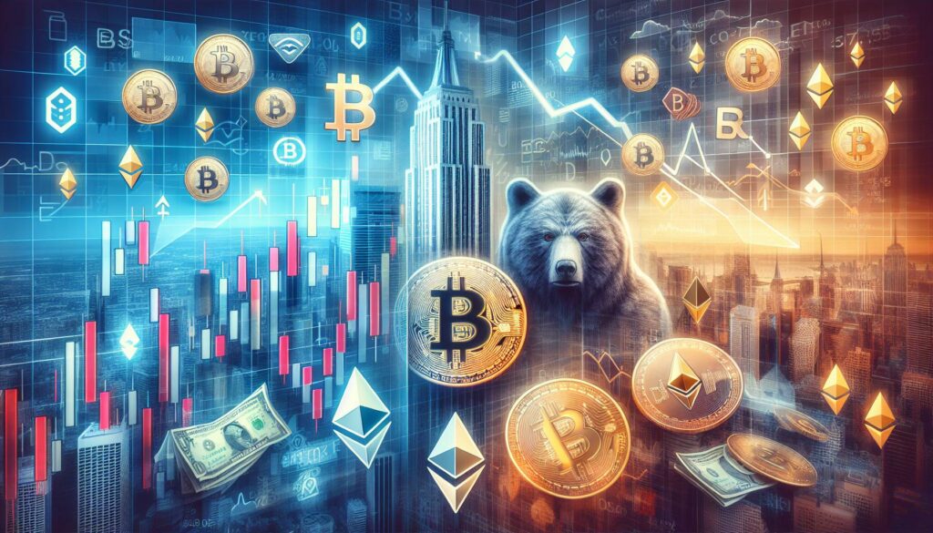 Economic slowdown impacts cryptocurrency and traditional markets
