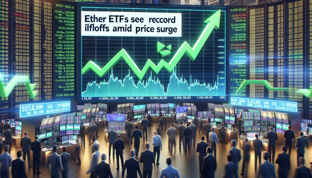 Ether ETFs See Record Inflows Amid Price Surge