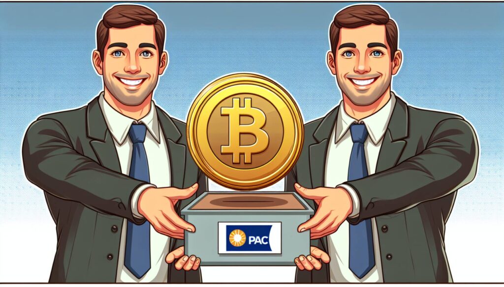 Gemini’s Winklevoss Brothers Donate $21 Million in Bitcoin to a Trump-Friendly PAC - Bloomberg.com