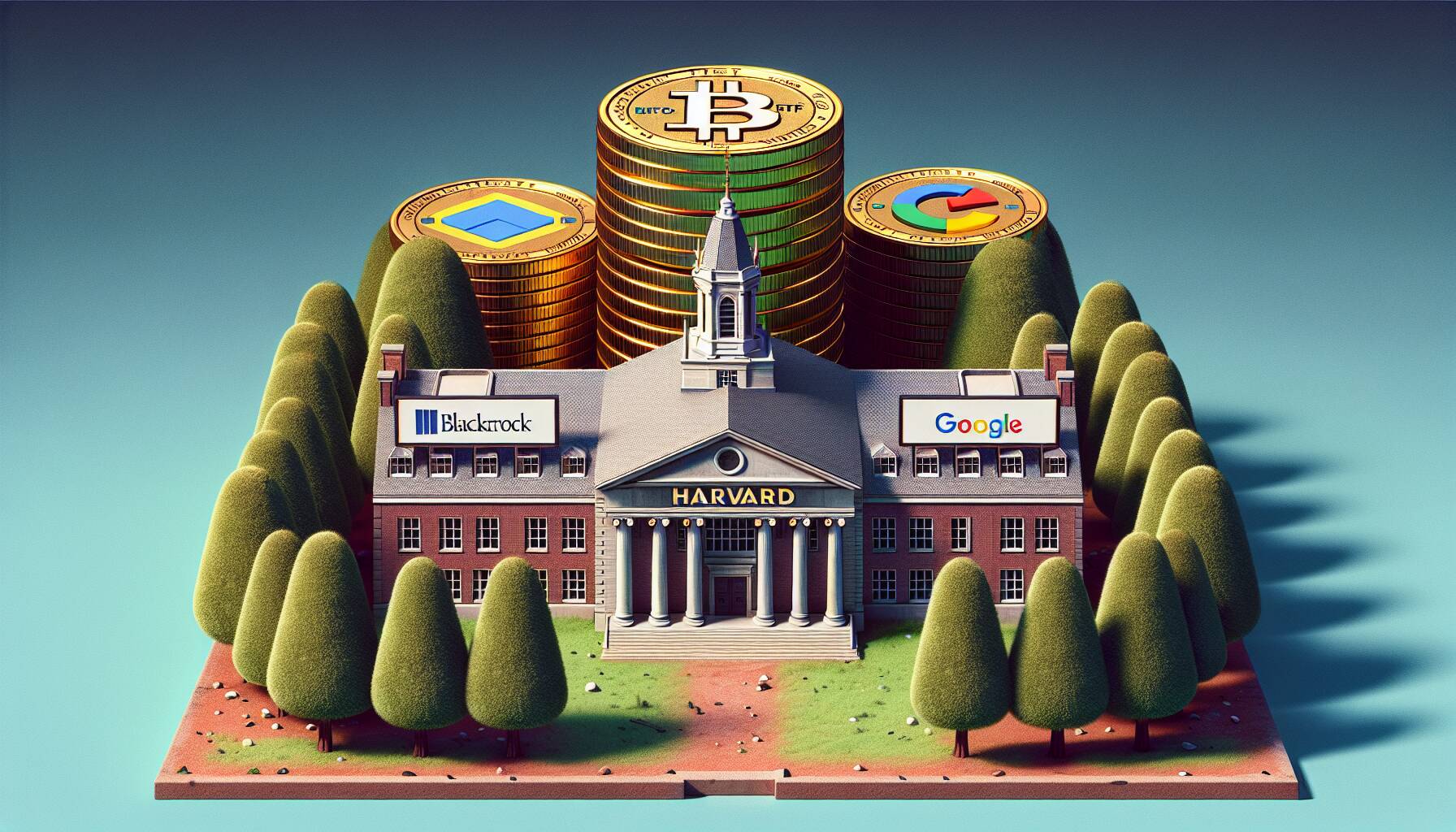 Harvard's Surprising Investment Move: More Money in BlackRock's Bitcoin ETF than Google Shares at End of Last Quarter