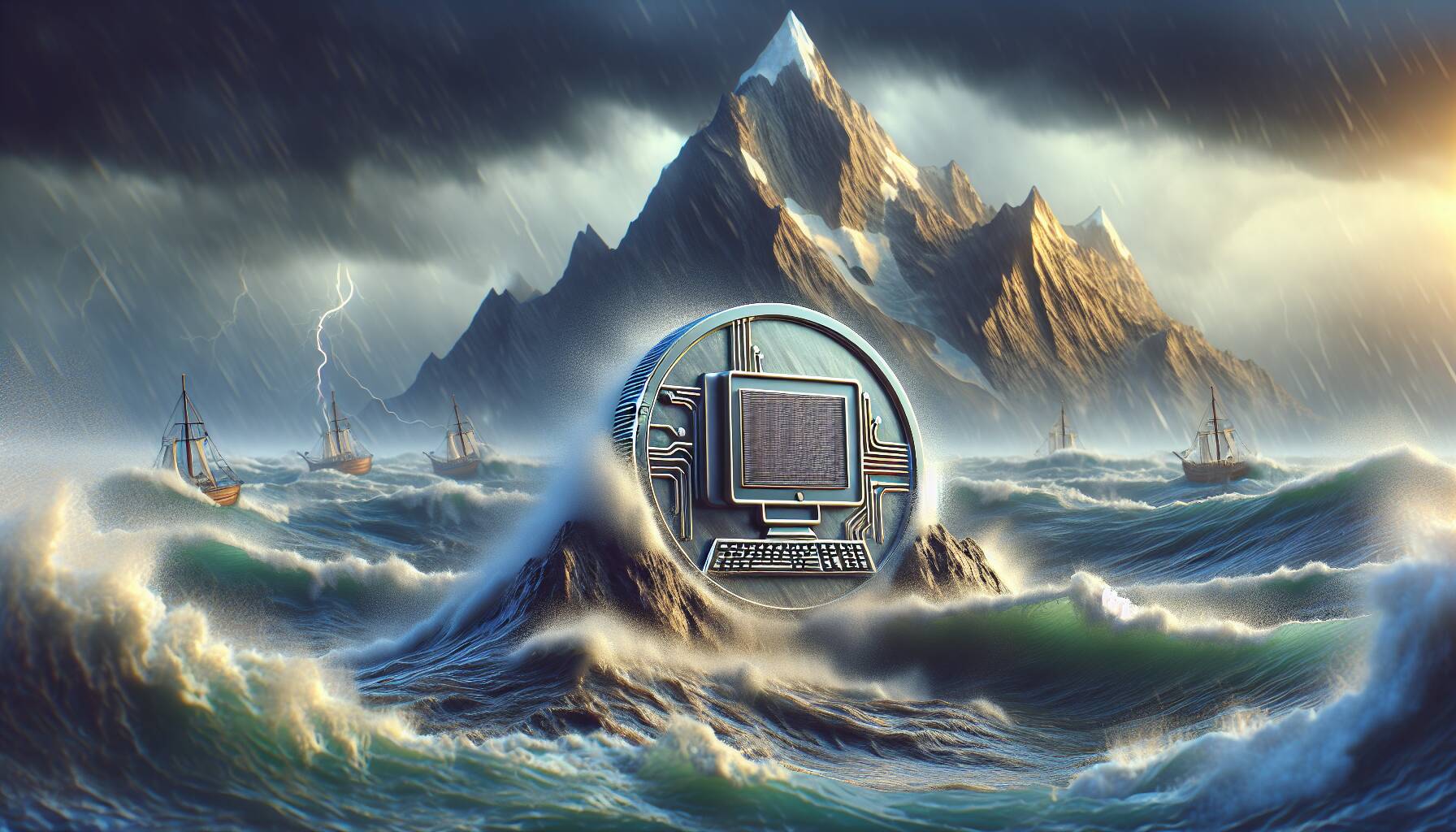 Internet Computer token shows volatility and resilience