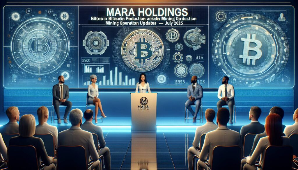 MARA Announces Bitcoin Production and Mining Operation Updates for July 2025 - MARA Holdings