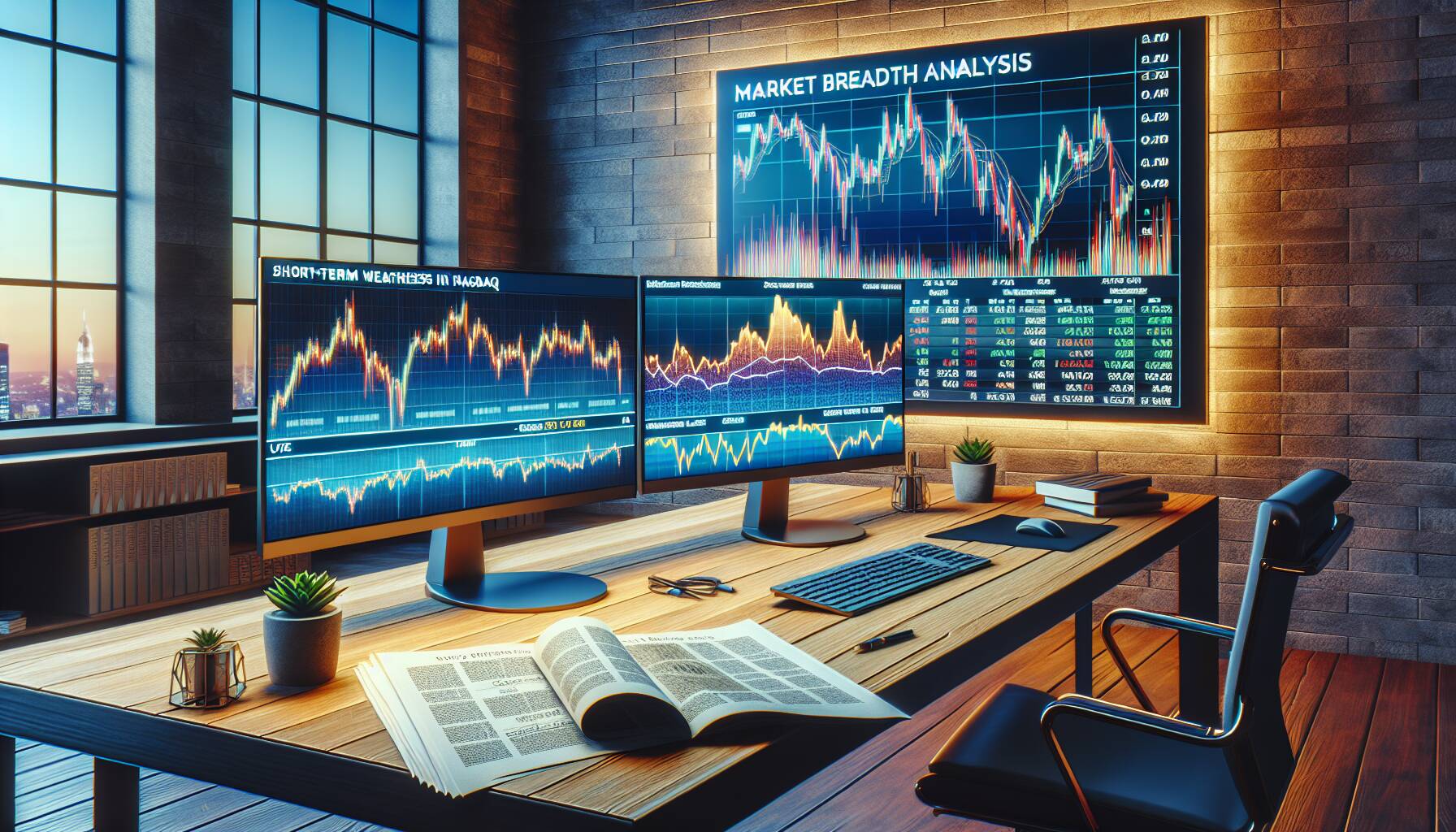 Market breadth analysis reveals short-term weakness in crypto and Nasdaq