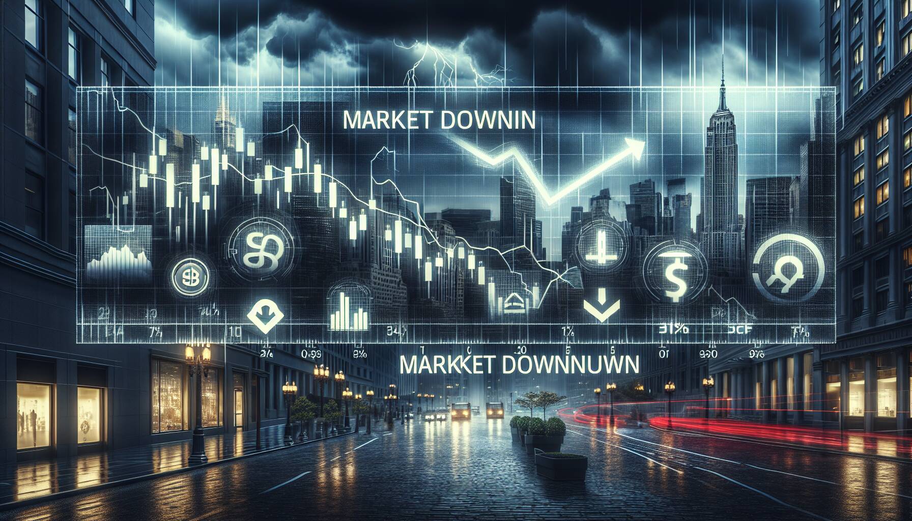 Market downturn in the CoinDesk 20 Index